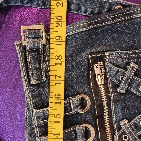 TRIPP NYC DENIUM BONDAGE PANTS SIZE 16 BLUE - Picture 15 of 16